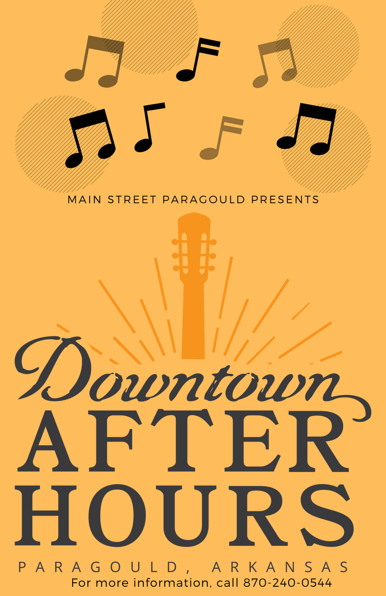 2022 Paragould Downtown After Hours Poster