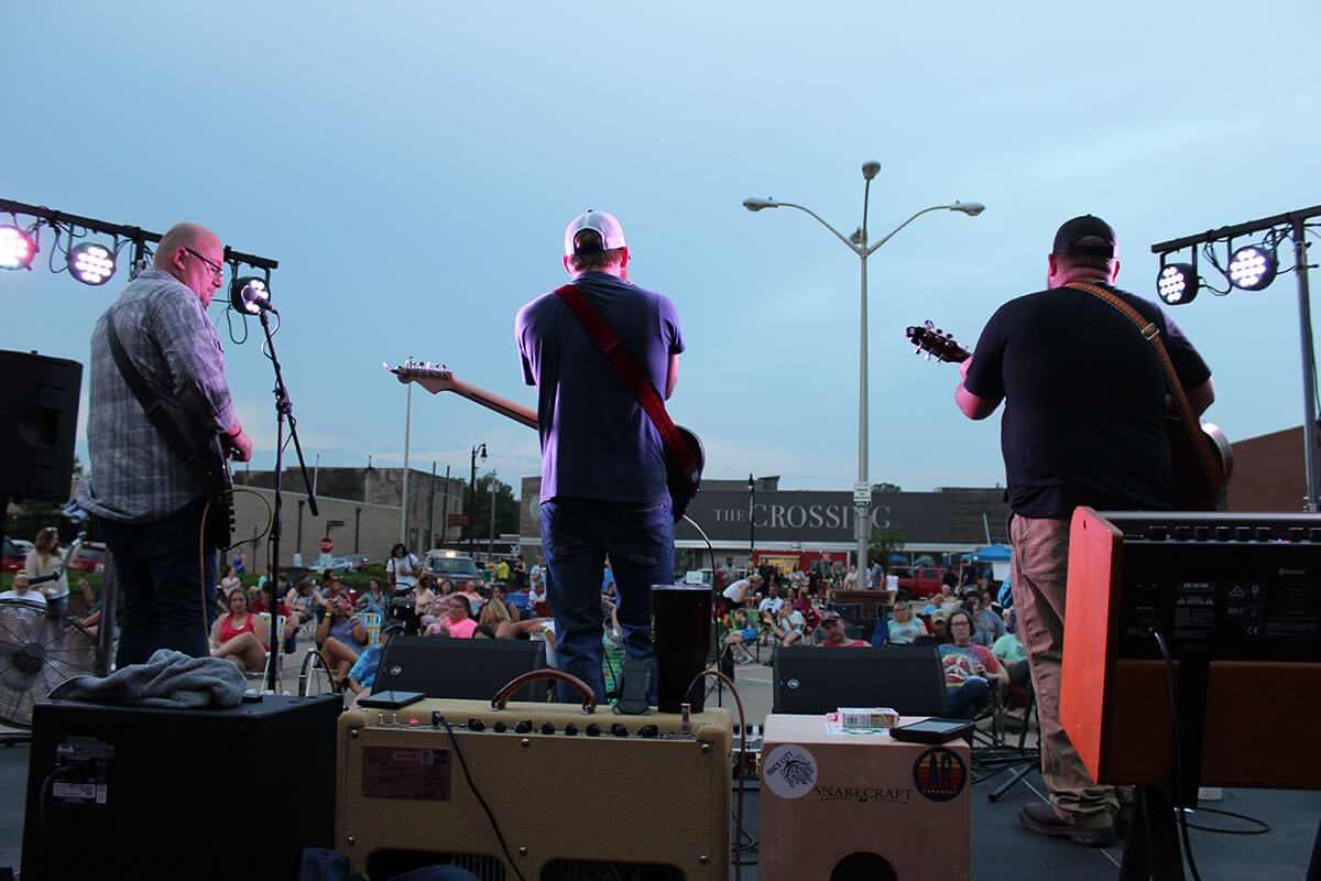 The Happy Campers melting faces with their rock at Downtown After Hours