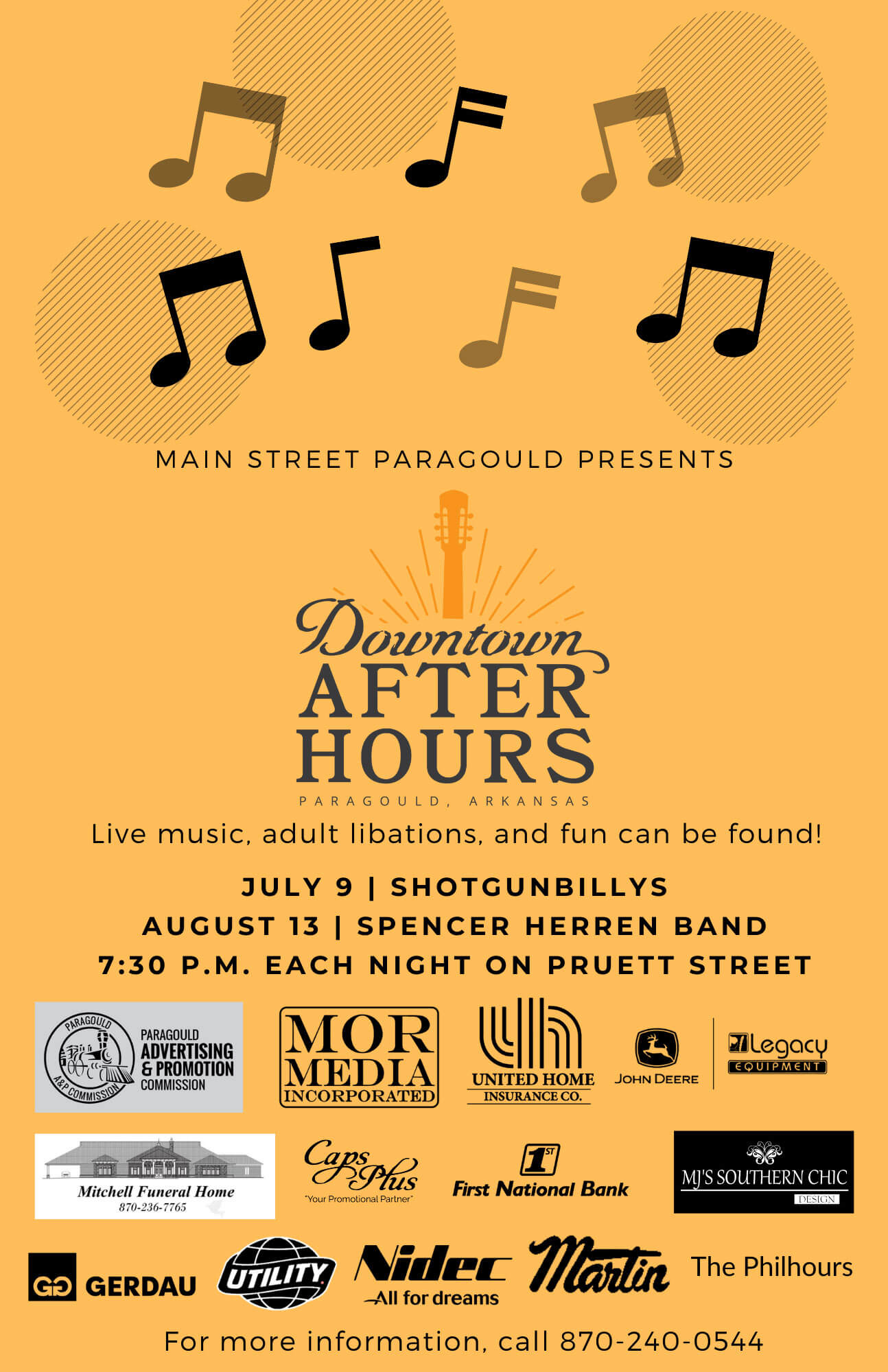 2021 Paragould Downtown After Hours Poster