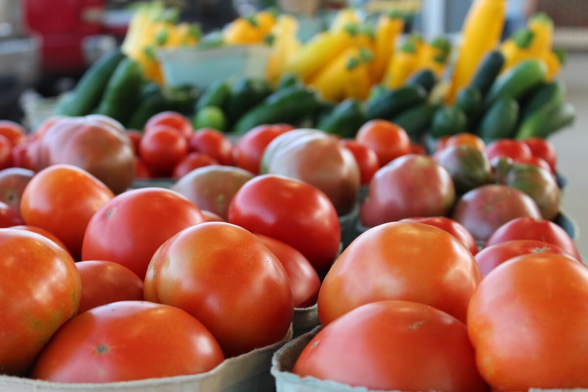 Tomatoes at the Farmers Market