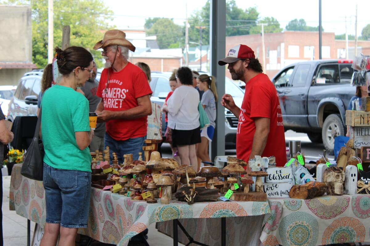 People at the Farmers Market