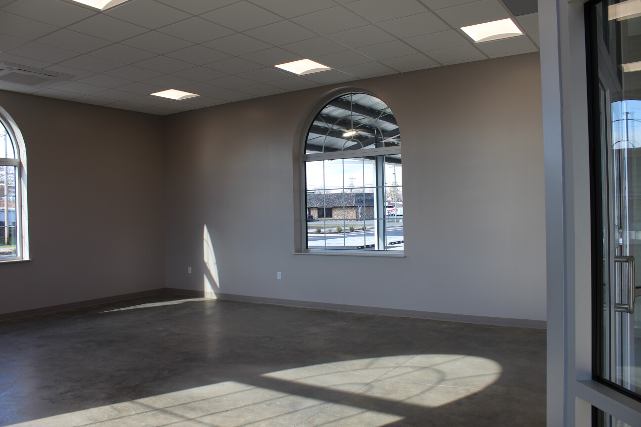 Inside the Community Pavilion in Downtown Paragould.